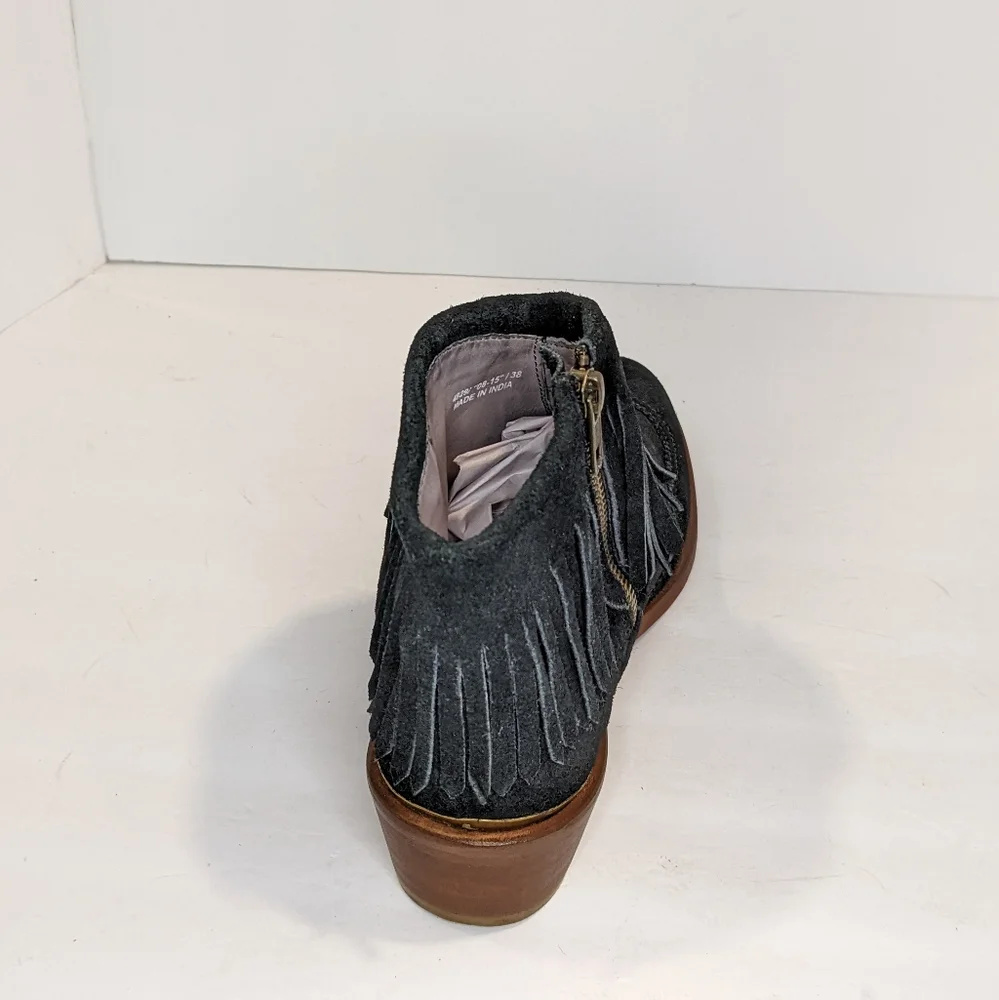 Hudson London suede fringe ankle boots